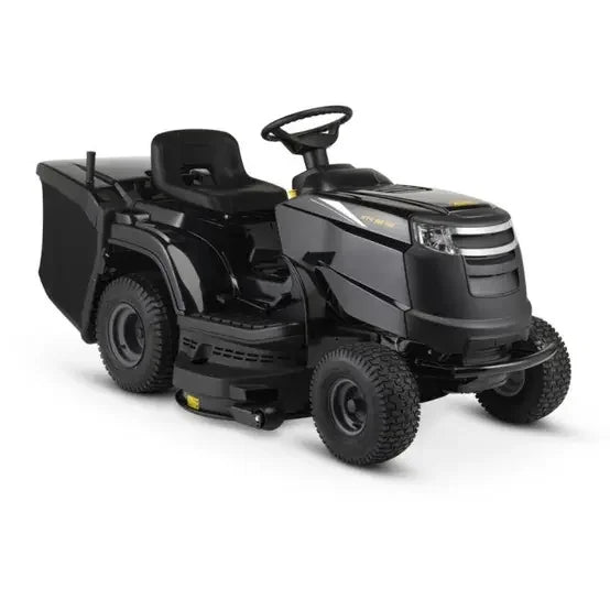 Hydrostatischer Mähertraktor AT4 84 HA, STIGA-Motor 414 cm³, Schnitt 84 cm, Becken 200 L, Mulchen inklusive – Alpina