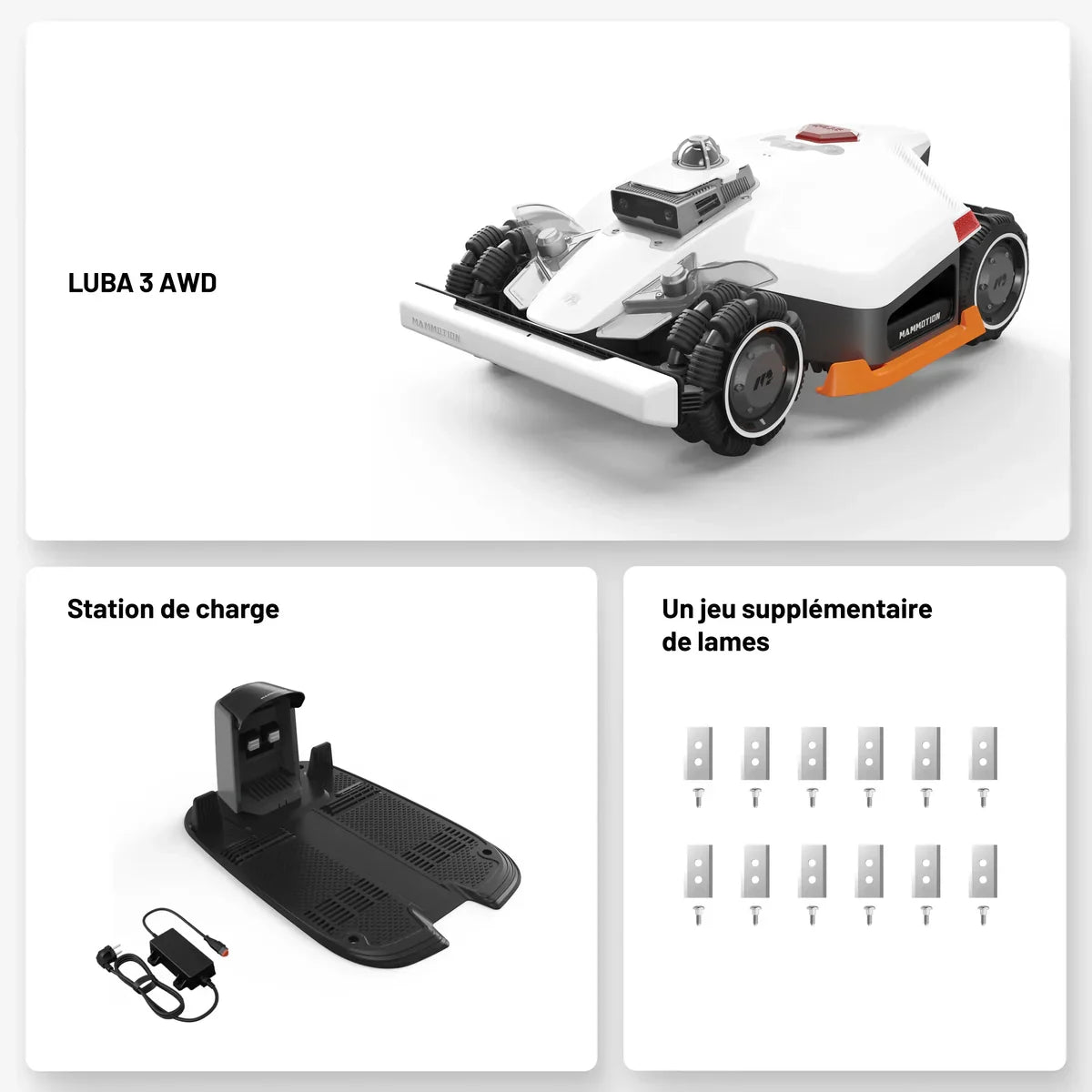 MAMMOTION LUBA 3 AWD Roboter KABELLOSER MÄHER