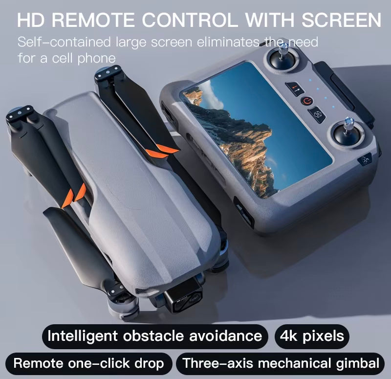Drohne GPS SJY-019 mit 4K-Kamera, mechanischer 3-Achsen-Gondel, 360°-Hindernisvermeidung, 5G-WLAN FPV, professionelle UAV-Kartierungsdrohne