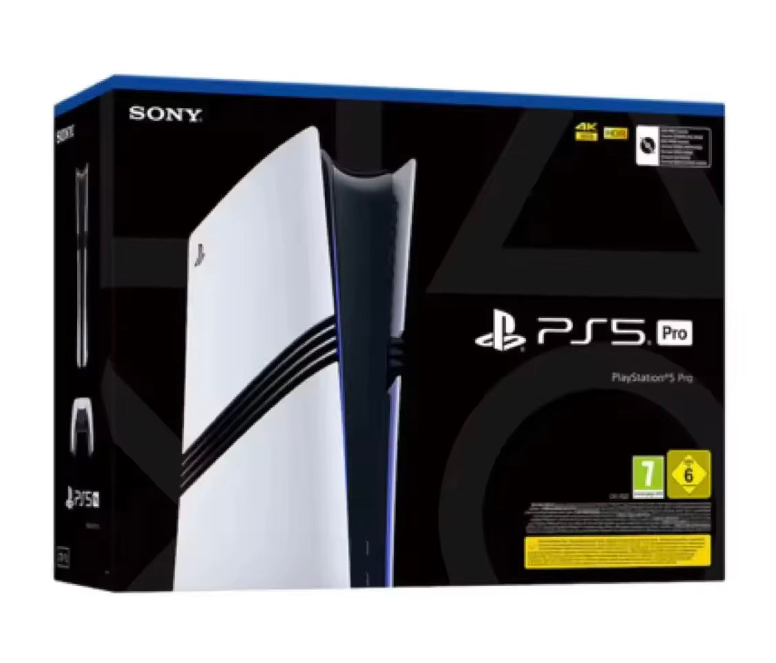 Original So-ny Play-Station 5 Pro 4K 2TB 120fps Ultra High Speed Disc Videospielkonsole