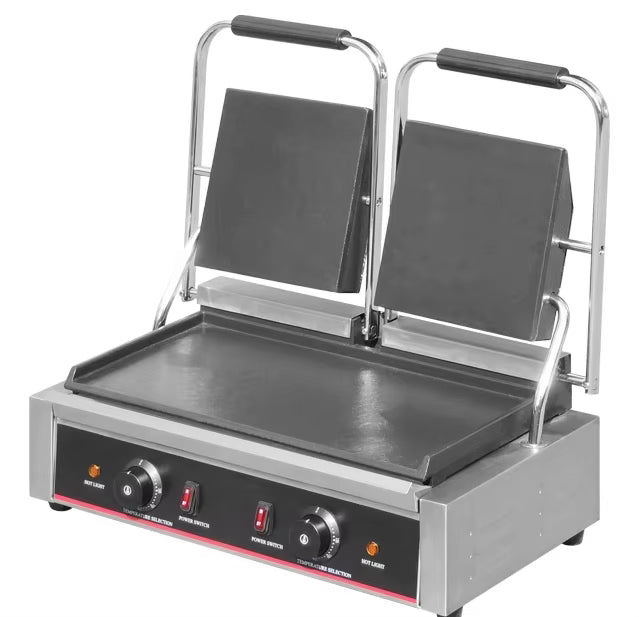 Professioneller Mini-Panini- und Sandwichgrill aus Edelstahl