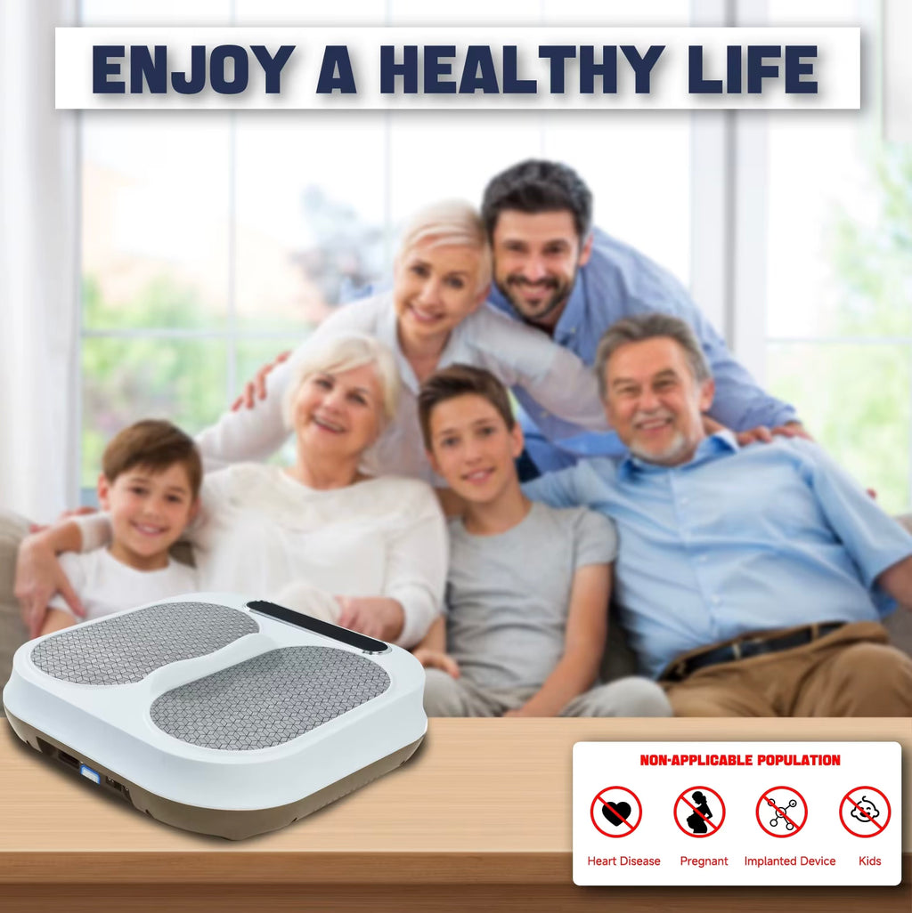 Onlylife Tera P90 P99 Kabelloses Terahertz-Fußmassagegerät, gyromagnetische Physiotherapie, elektrisches Fußmassagegerät mit Timer