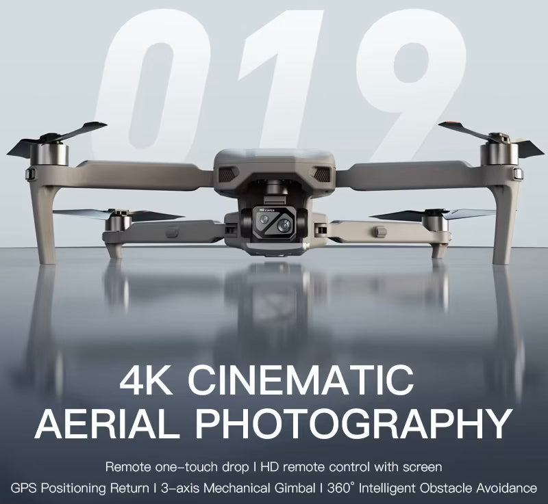 Drohne GPS SJY-019 mit 4K-Kamera, mechanischer 3-Achsen-Gondel, 360°-Hindernisvermeidung, 5G-WLAN FPV, professionelle UAV-Kartierungsdrohne