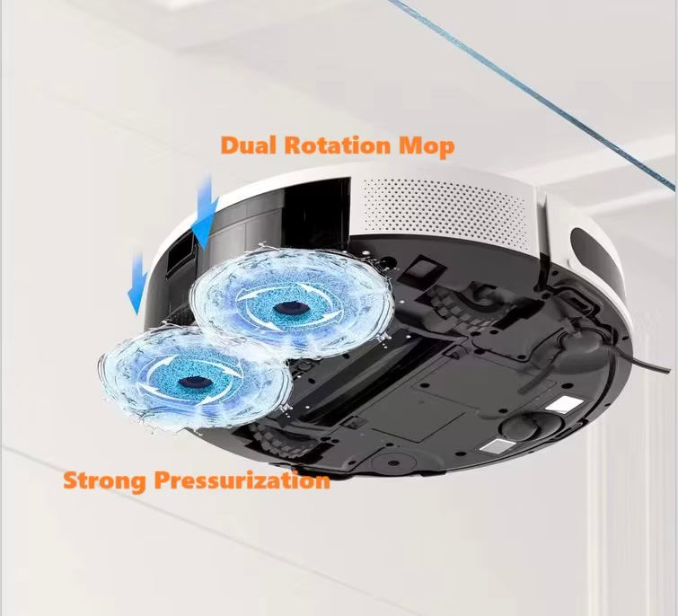 KOEN KNX20Pro Saug- und Wischroboter mit Auto-Entleerung, Lidar-Navigation, intelligente Kartierung, Staubsaugerroboter