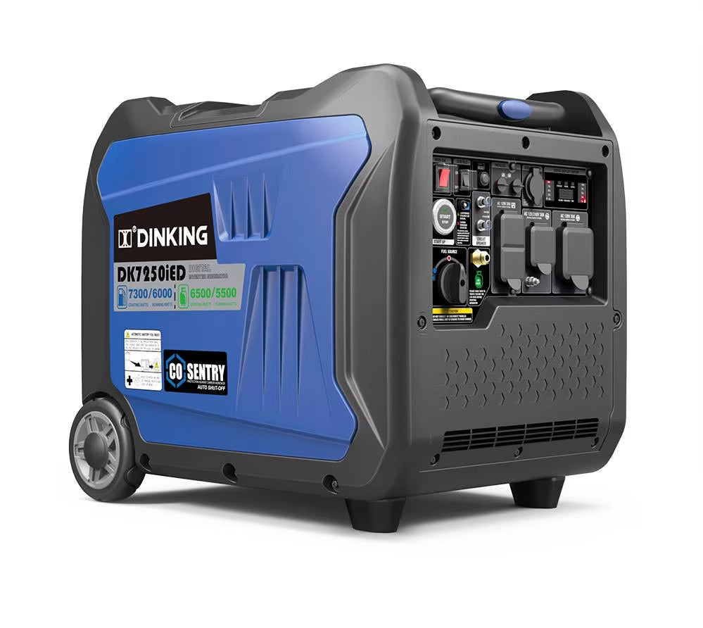 Dinking DK7250ied Dual Fuel Power Generatoren Großhandel, LPG Generatoren, Super Silent Portable Inverter Generatoren, 5500 Watt