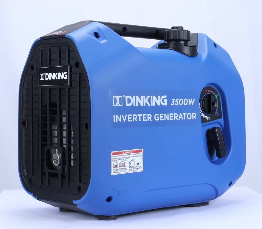 Dinking Fabrik direkt 3000W kleine leise tragbare Generatoren, 230V Inverter-Benzingenerator für Wohnmobil, zum Aufladen von Telefonen