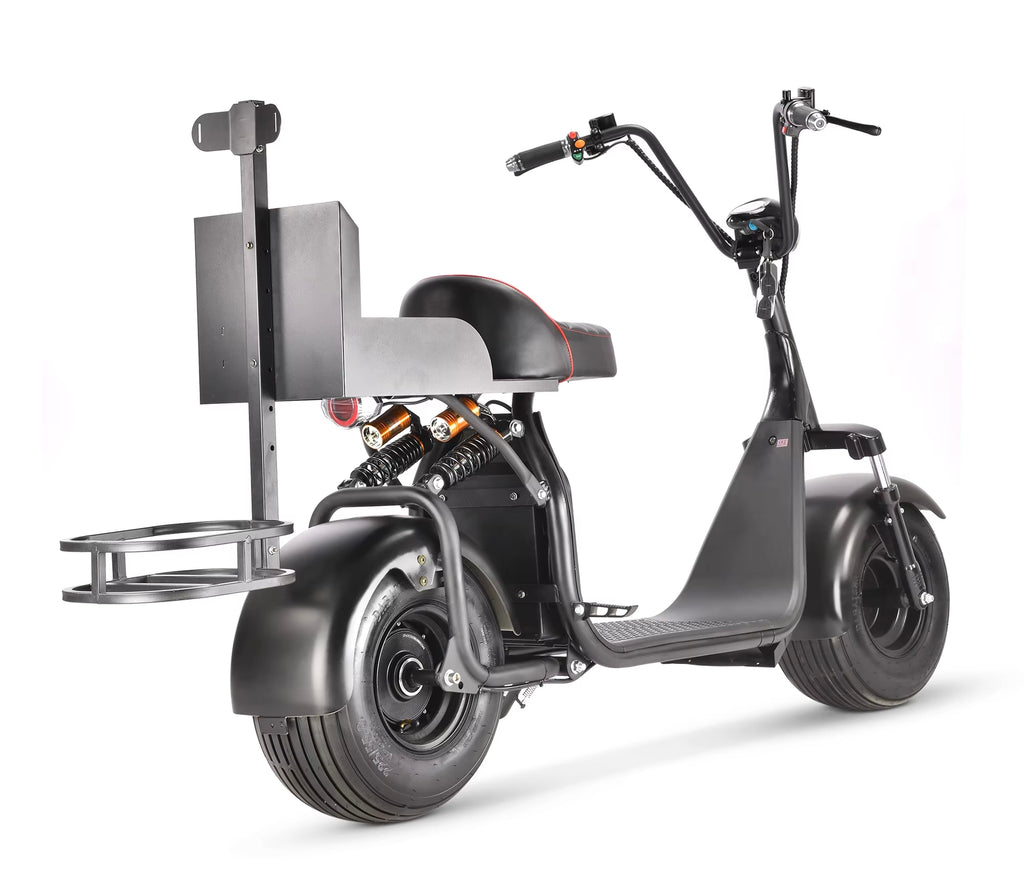 Citycoco Smart zusammenklappbarer Elektroroller 2000W mit GPS, wasserdicht, für Erwachsene - Golfwagen, Höchstgeschwindigkeit 50km/h
