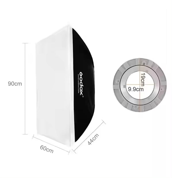 Godox SK400II 400W *3 Professioneller Fotostudioblitz Foto Studio Zubehör Speedlite Beleuchtung Stroboskoplicht-Kit