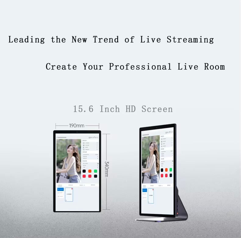 Professionelle intelligente Live-Streaming-Maschine 15,6 Zoll HD-Kamera Android-System TikTok Facebook Live-Streaming-Ausrüstung