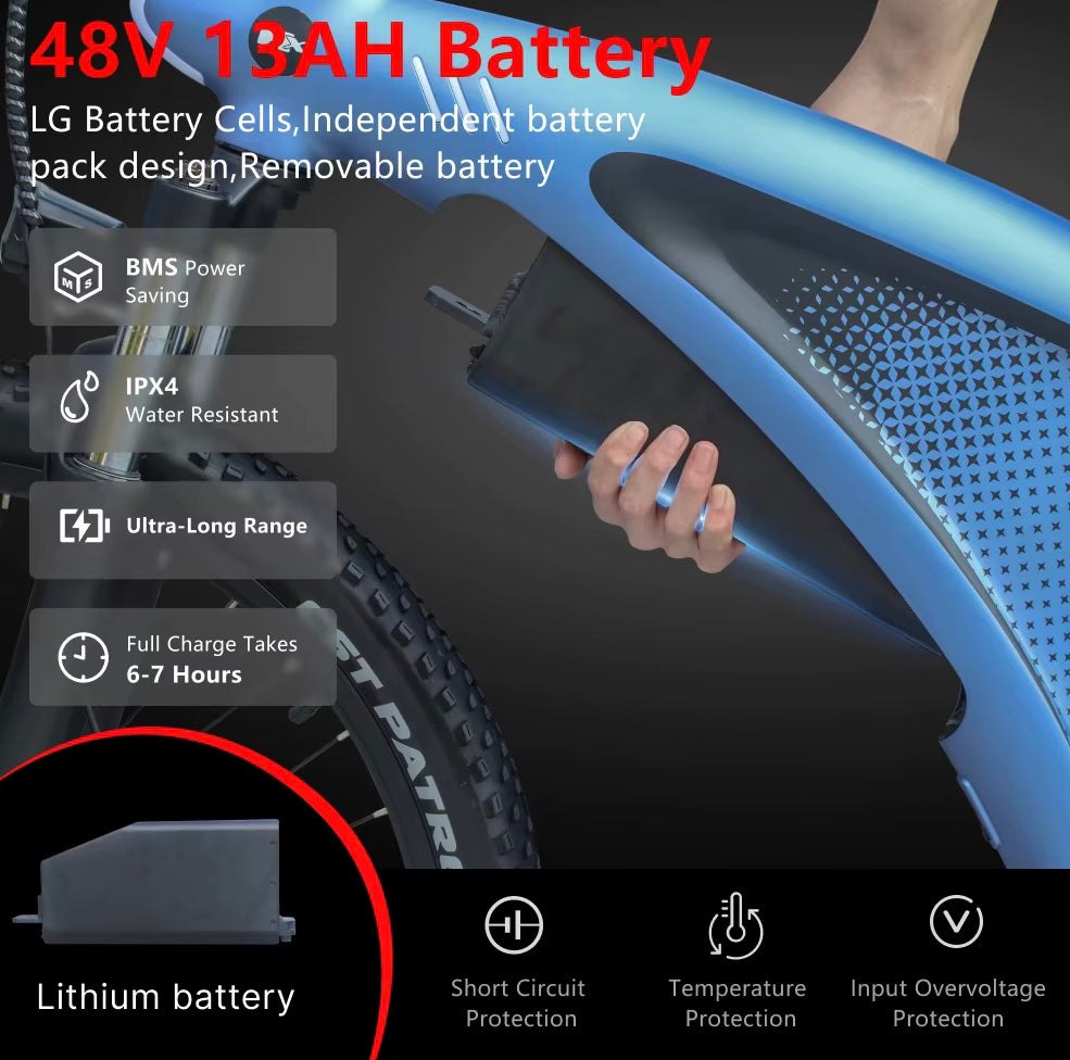 Großhandelspreis 48 V Lithiumbatterie Klappbares E-Bike 27,5 Zoll 100 km Reichweite Elektrofahrrad City E-Bike