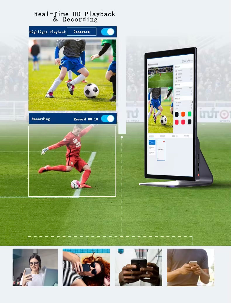 Professionelle intelligente Live-Streaming-Maschine 15,6 Zoll HD-Kamera Android-System TikTok Facebook Live-Streaming-Ausrüstung