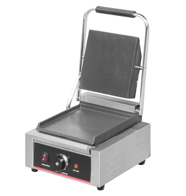 Professioneller Mini-Panini- und Sandwichgrill aus Edelstahl