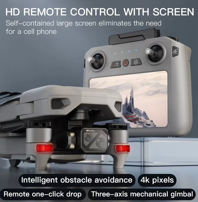 Drohne GPS SJY-019 mit 4K-Kamera, mechanischer 3-Achsen-Gondel, 360°-Hindernisvermeidung, 5G-WLAN FPV, professionelle UAV-Kartierungsdrohne