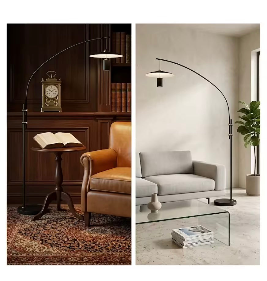 Moderne LED-Stehleuchte aus Metall, warmweißes Licht 3000K, höhenverstellbar 1750-1900MM, für Wohnzimmer, Innenbereich, hohe Helligkeit