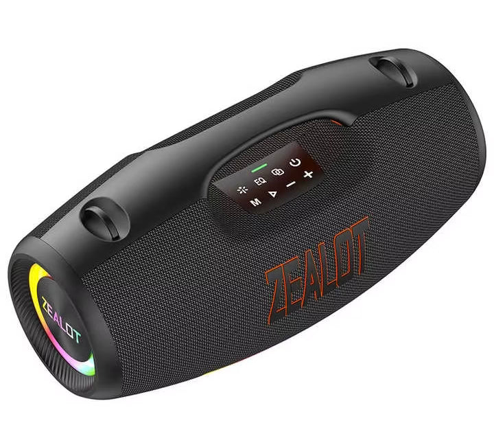 Zealot S89 Professioneller Bluetooth-Outdoor-Partylautsprecher 250W Starker Bass Tragbarer Kabelloser Subwoofer LED-Licht Hifi-Sound