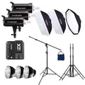 Godox SK400II 400W *3 Professioneller Fotostudioblitz Foto Studio Zubehör Speedlite Beleuchtung Stroboskoplicht-Kit