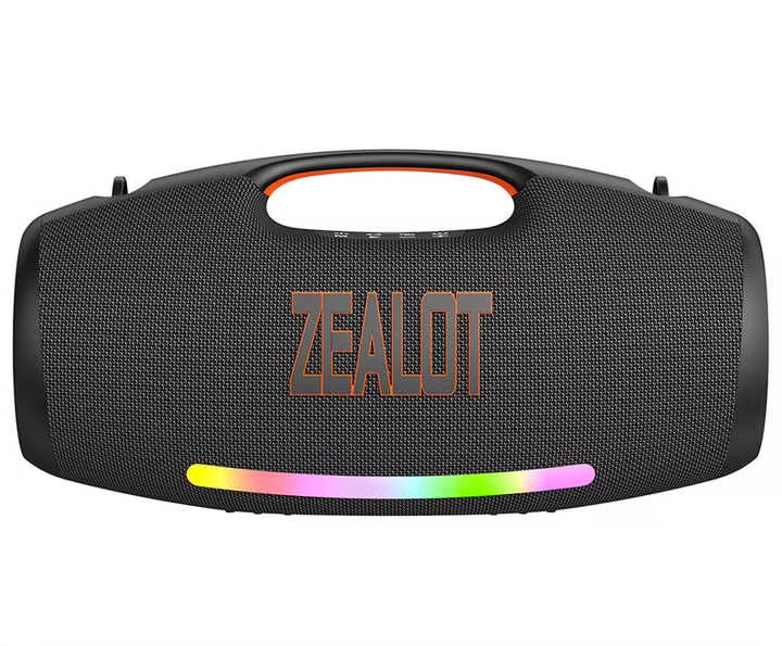 Zealot S89 Professioneller Bluetooth-Outdoor-Partylautsprecher 250W Starker Bass Tragbarer Kabelloser Subwoofer LED-Licht Hifi-Sound