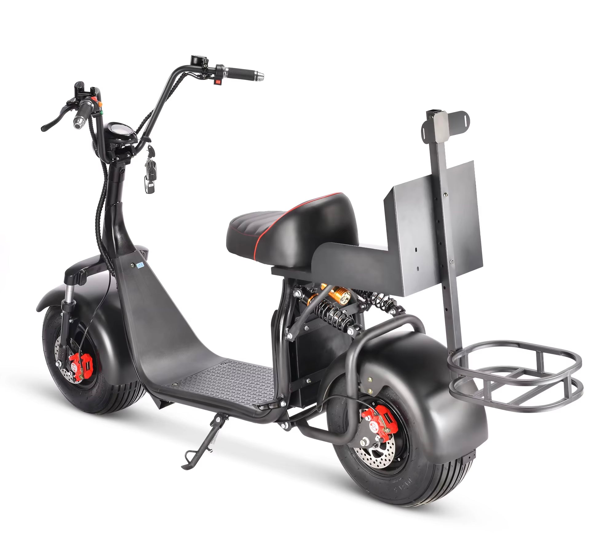 Citycoco Smart zusammenklappbarer Elektroroller 2000W mit GPS, wasserdicht, für Erwachsene - Golfwagen, Höchstgeschwindigkeit 50km/h