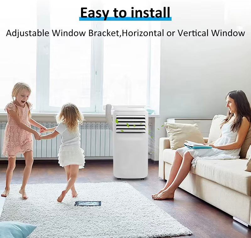 JJPRO GREENFLY 9000Btu R290 Mobile Klimaanlage für Zuhause, Büro, Schlafzimmer, Küche, 320m², tragbare Klimaanlage