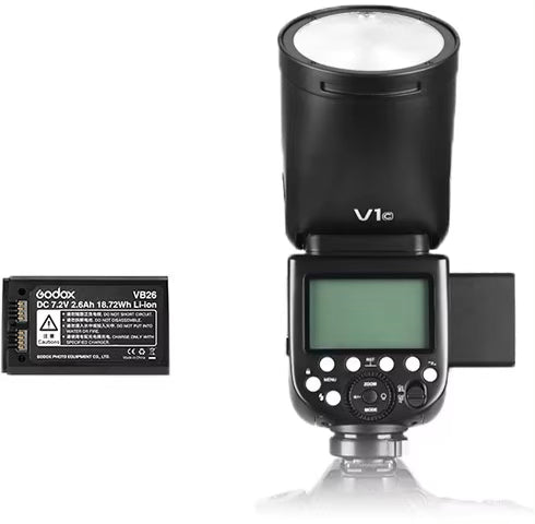 Fotoausrüstung, Fotobeleuchtung, Godox V1 Blitzgerät V1C/N/S TTL HSS Kamera Blitzlicht für Canon Nikon Sony