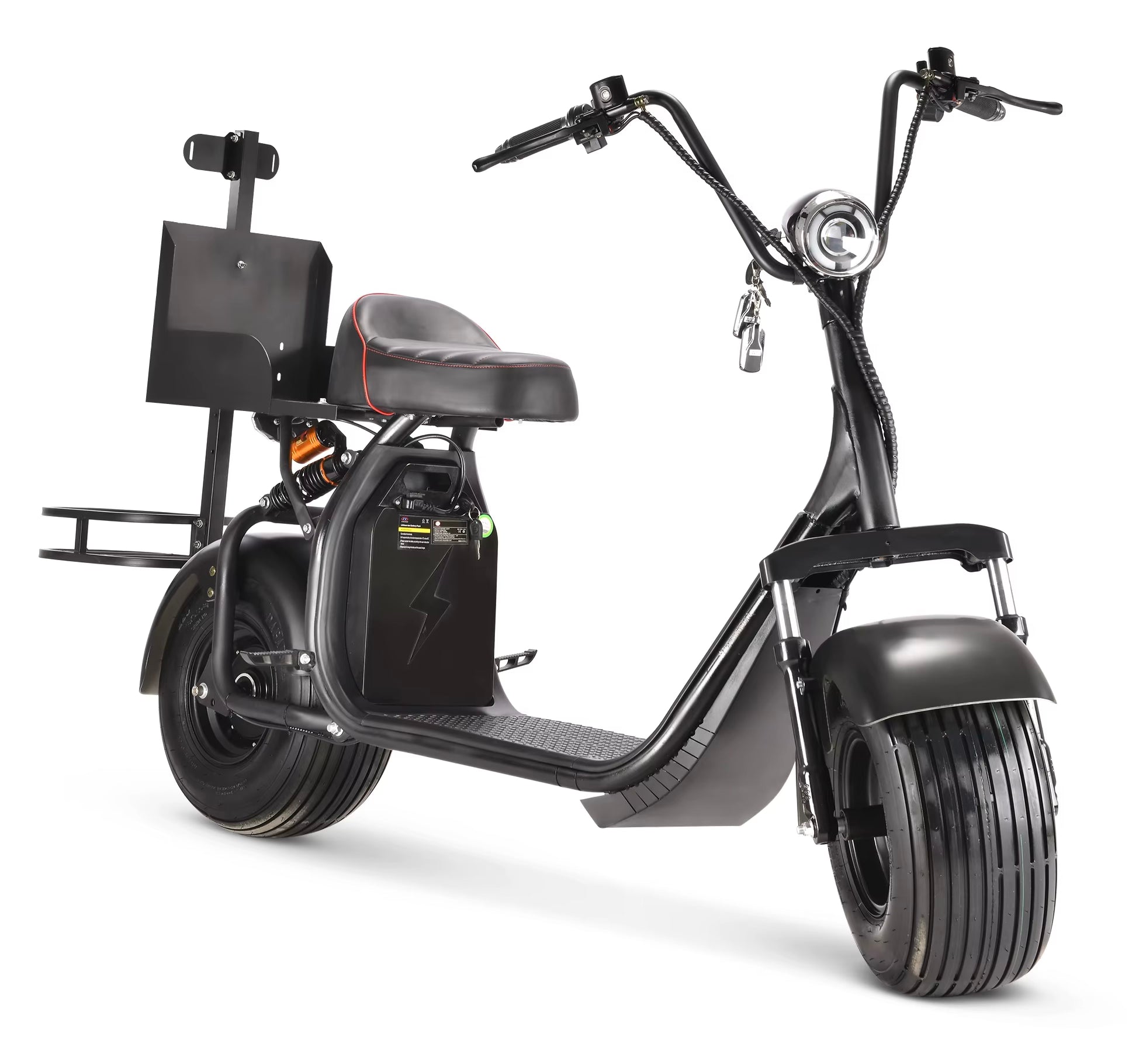 Citycoco Smart zusammenklappbarer Elektroroller 2000W mit GPS, wasserdicht, für Erwachsene - Golfwagen, Höchstgeschwindigkeit 50km/h