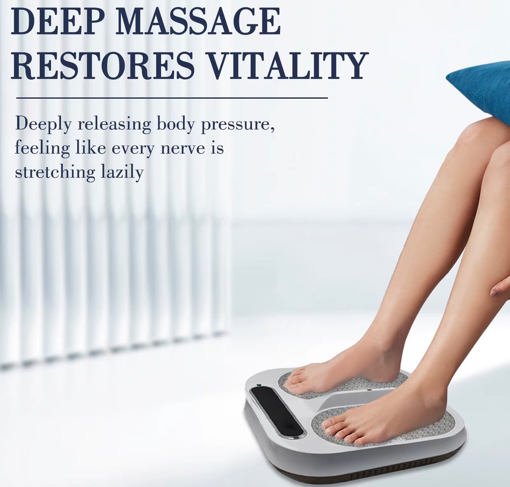 Onlylife Tera P90 P99 Kabelloses Terahertz-Fußmassagegerät, gyromagnetische Physiotherapie, elektrisches Fußmassagegerät mit Timer