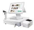 Android 11 All-in-One POS-System, Rechnungsdrucker für Restaurants und Einzelhandel, Touchscreen-Kassenterminal, Registrierkasse