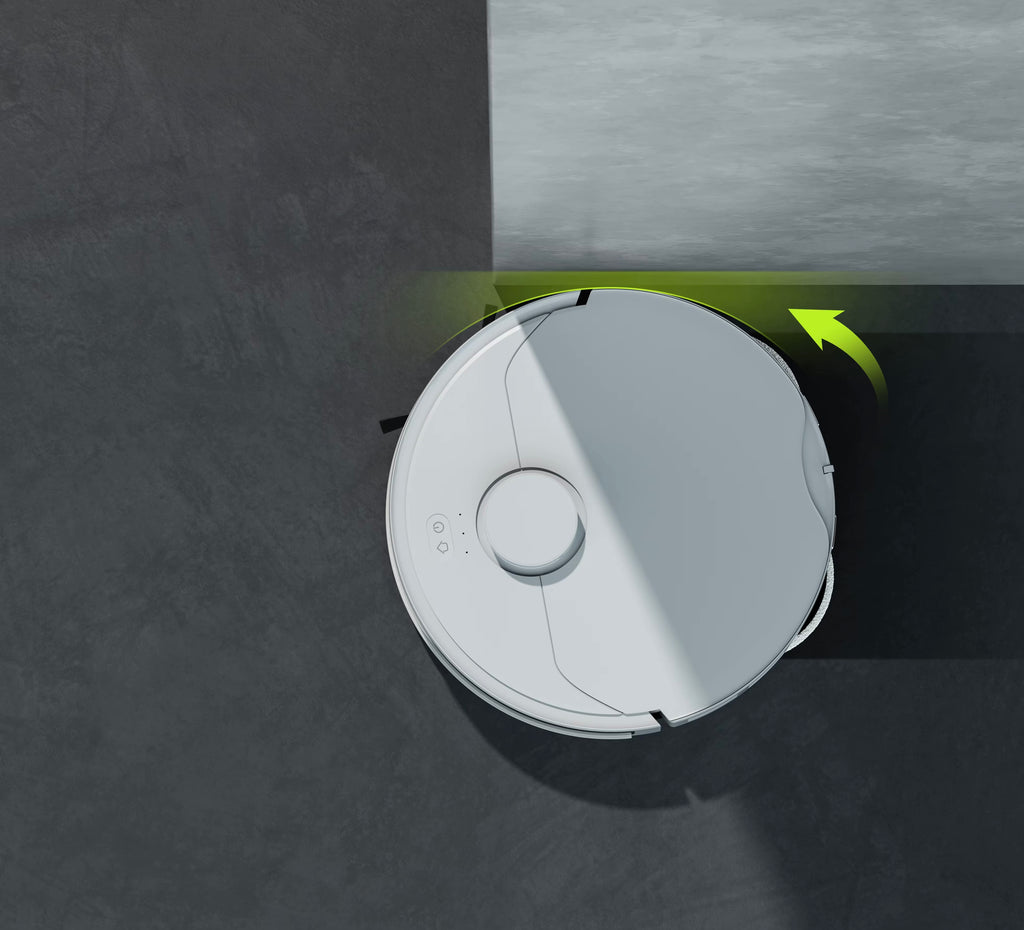 KOEN KNX20Pro Saug- und Wischroboter mit Auto-Entleerung, Lidar-Navigation, intelligente Kartierung, Staubsaugerroboter