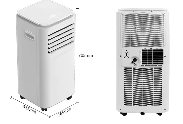 JJPRO GREENFLY 9000Btu R290 Mobile Klimaanlage für Zuhause, Büro, Schlafzimmer, Küche, 320m², tragbare Klimaanlage